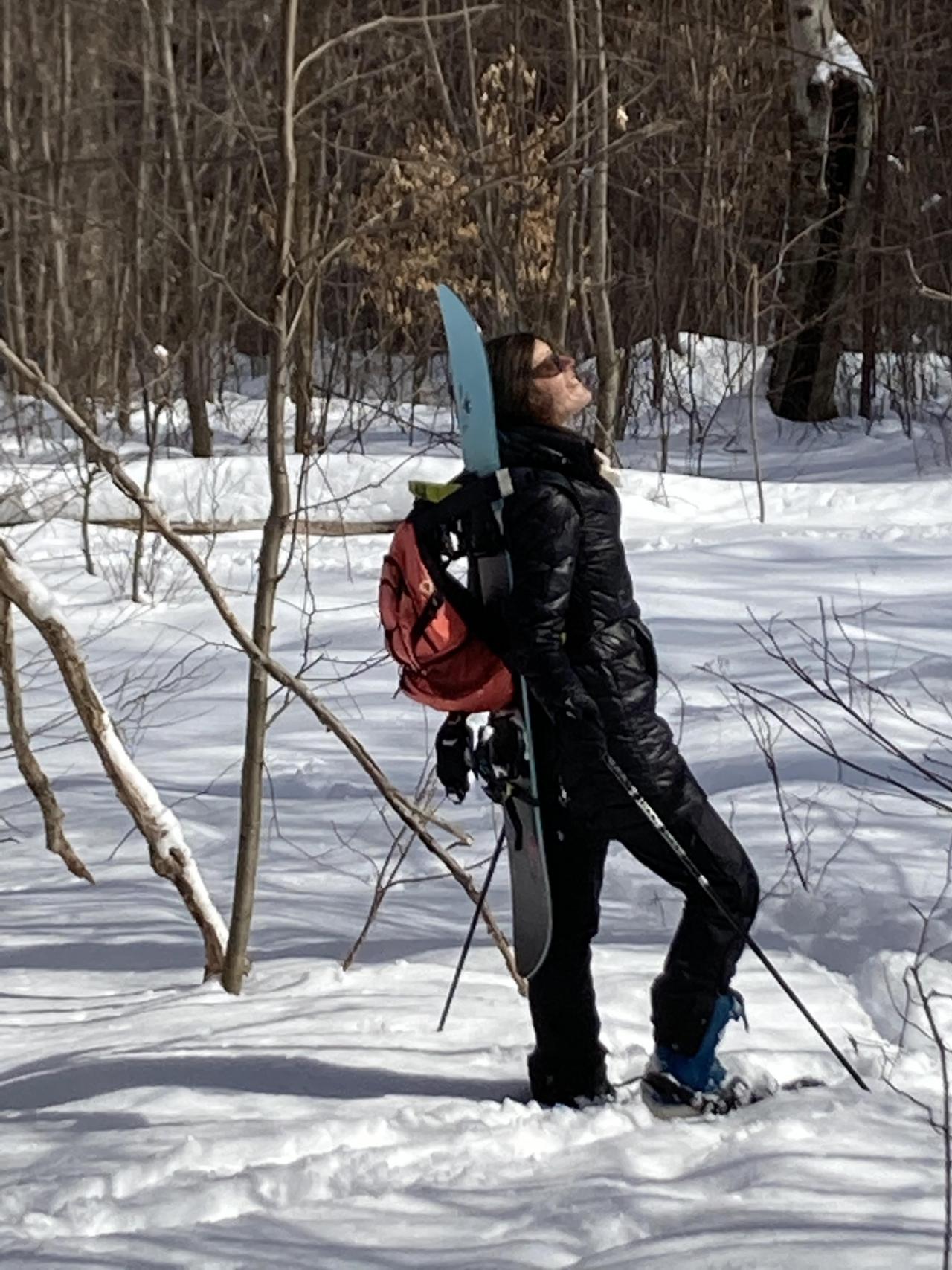 backpack with snowboard straps